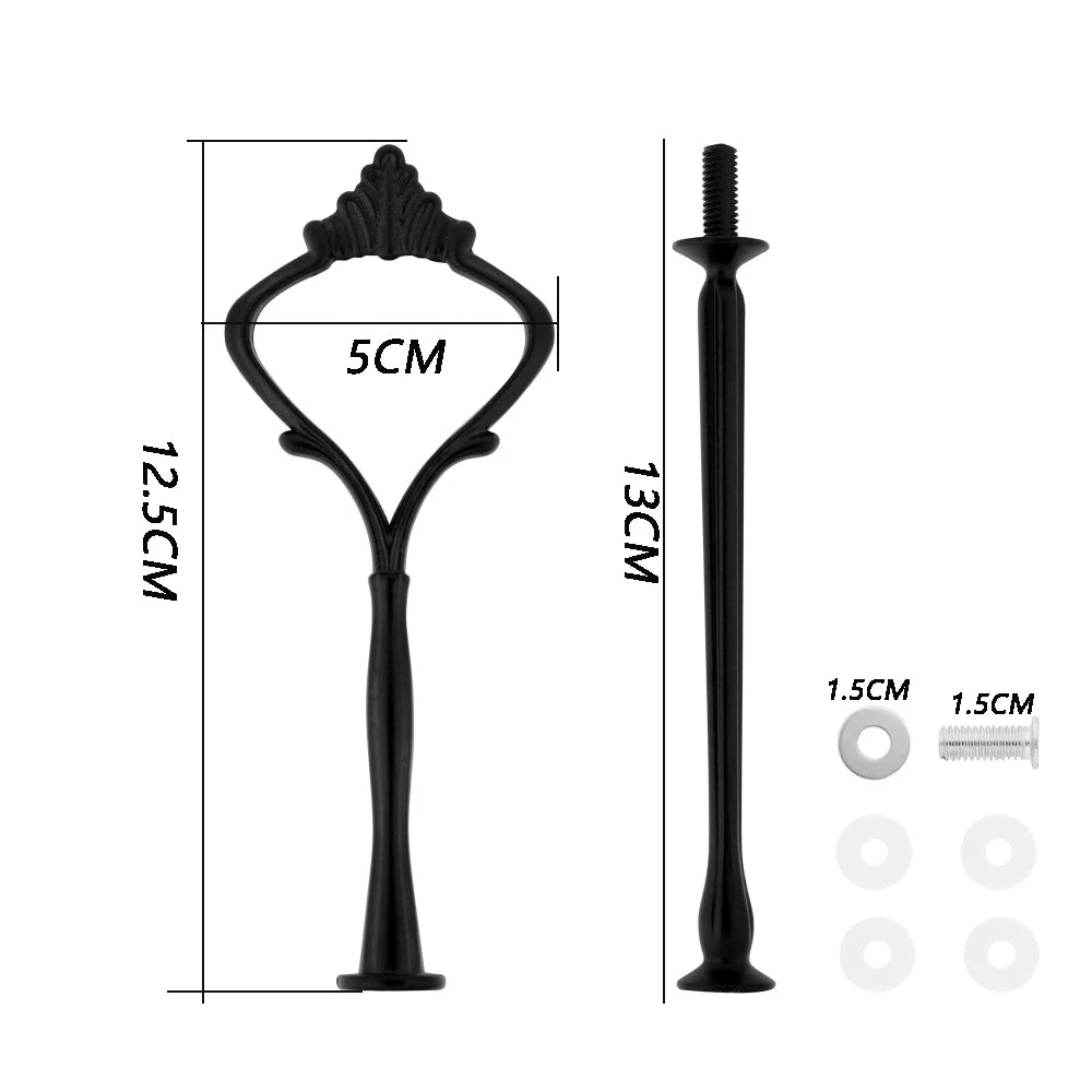 support serviettes mural floral moderne élégant métal doré argenté noir