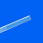 barre lumineuse led blanc ligne droite surface lisse moderne clips fixation