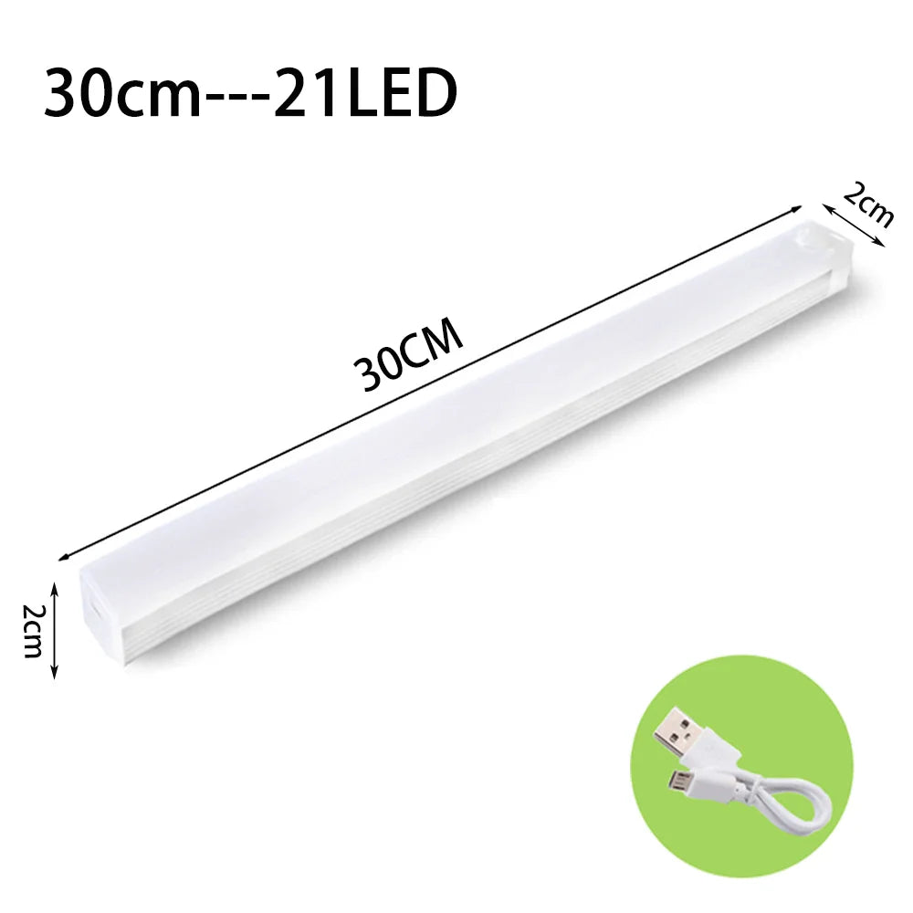 veilleuse led rechargeable détecteur mouvement 10cm 20cm 30cm 50cm blanc moderne minimaliste