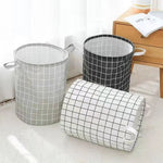 panier linge pliable poignées moderne multicolore imprimé animaux végétaux respectueux environnement