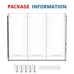 porte gobelets transparent acrylique multi usages mural rangement moderne salon pailles couvercles rangement écologique