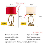 lampe table moderne or abat jour simple élégante barres verticales euro plug chambre coucher