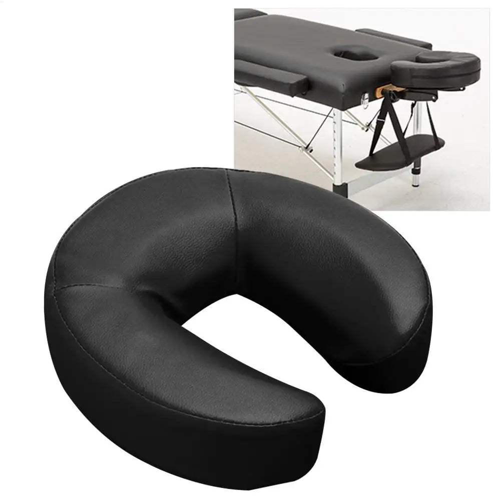 coussin massage visage mousse mémoire forme doux coton polyester nettoyage facile moderne noir simili