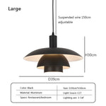 lampe suspendue moderne blanche minimaliste plafonnier salon chambre luminaires intérieur rond épuré