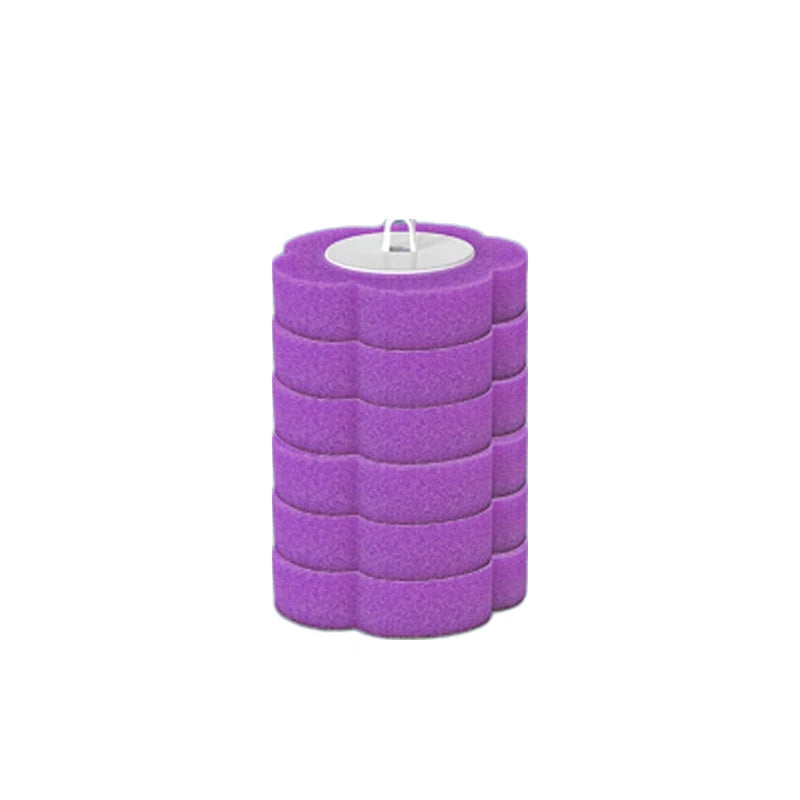 brosse toilette jetable adhésive bleu violet blanche moderne antibactérienne rechargeable universelle