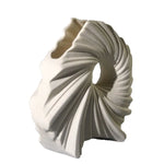 vase blanc moderne spirale opaque décoration intérieure table minimaliste contemporain