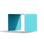 tonnelle rétractable moderne bleu clair durable anti uv imperméable alu windproof patio balcon