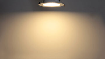 projecteur led blanc argent moderne clips fixation 7w 9w 12w 15w 18w intérieur