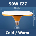 ampoule led ufo e27 ac 220v 15w 20w 30w 40w 50w 60w lumière froide