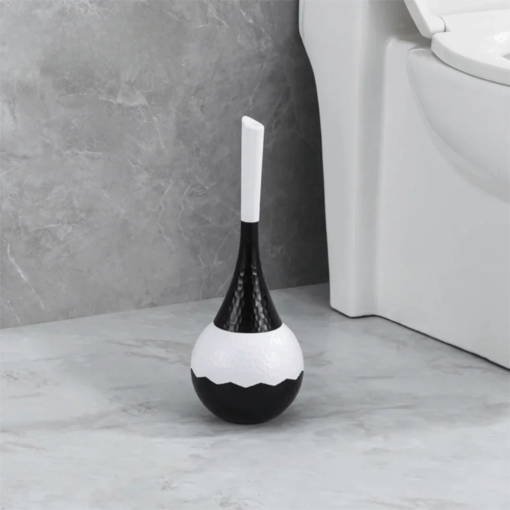 brosse wc pot wc or noir blanche texture martelée moderne élégant