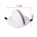 lampe led moderne blanche adhésive extérieure verre trempé 11cm 15cm 7cm