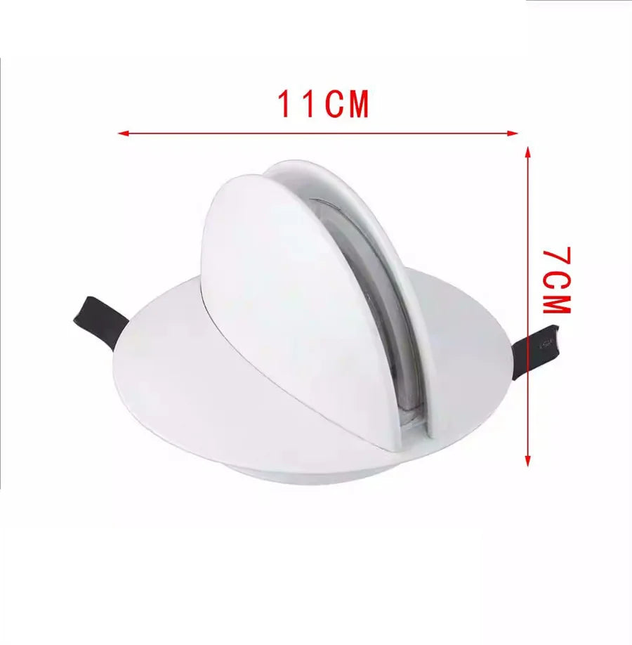 lampe led moderne blanche adhésive extérieure verre trempé 11cm 15cm 7cm