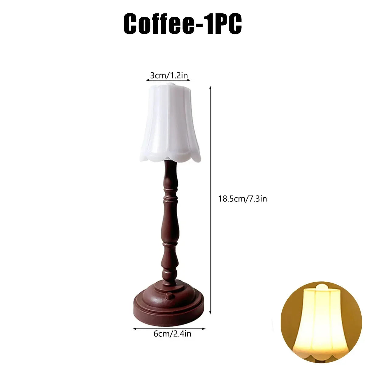 lampe table champignon blanc marron classique base stable abat jour câble