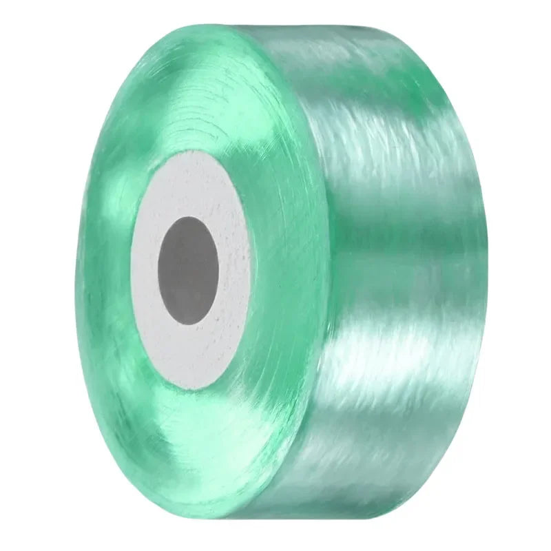 ruban adhésif transparent vert élastique souple auto adhésif support plantes jardin biodegradable