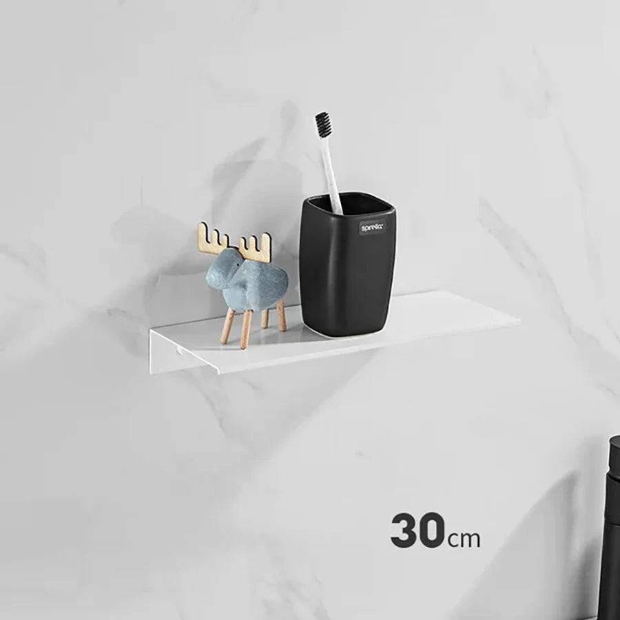 étagères murales dorées modernes lisses salle bain 30 40 50cm
