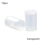 boîtes rangement bouteilles transparentes blanc noir réutilisables films accessoires modernes