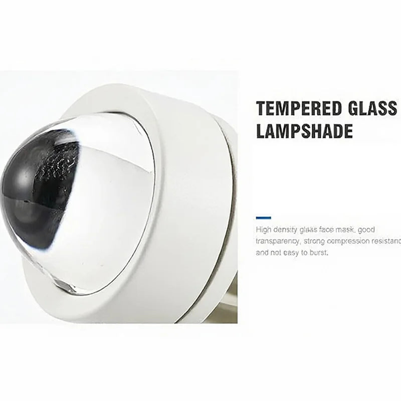 projecteur led moderne 9w blanc opacité extérieur intérieur vde ul rohs