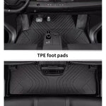 tapis sol noir rayures horizontales waterproof anti salissures moderne nissan ariya 2022 2023 2024