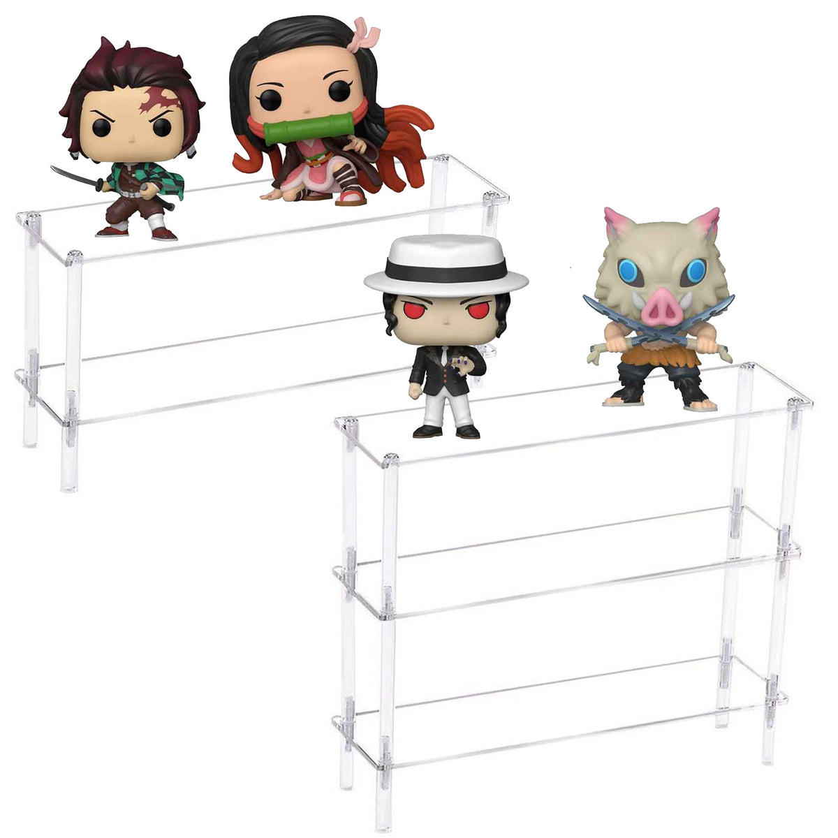étagère acrylique transparente présentoir vertical cosmétiques vernis ongles figurines jouets salon