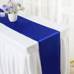 table chemin table uni moderne rouge blanc jaune doré bleu roi beigeclair opacité saisonmariages