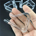 supports nappe transparents modernes adhésifs plastique intérieur extérieur pièces