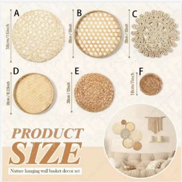 assiettes decoratives boho assiettes rondes motifs geometriques motifs floraux texture tisse naturel beige