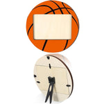 cadres photo moderne basketball orange clips 4x6 noir bois sportifs