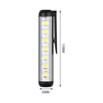 lampe poche rechargeable led ultra lumineuse pince aimant étanche camping