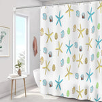 rideau douche moderne transparent aimants gris rose 72x72