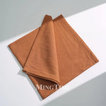 serviettes coton unies réutilisables classiques beige rose vert bleu marine table maison party