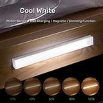 lampe led détecteur mouvement rechargeable usb blancs veilleuse rectangle moderne minimaliste adhésif