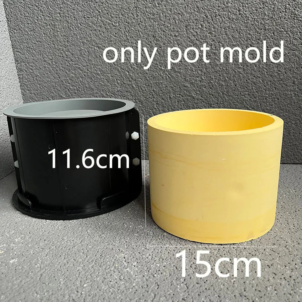 jardin pots silicone moderne jaune blanc gris mat opaques variés tailles