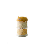 boîtes rangement aliments animaux compagnie moderne visage mignon couleur beige vert jaune étanches humidité