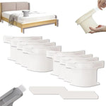 fixateurs draps adhésifs blanc gris minimaliste modernes sangles clips lit chambre maison robustes durables