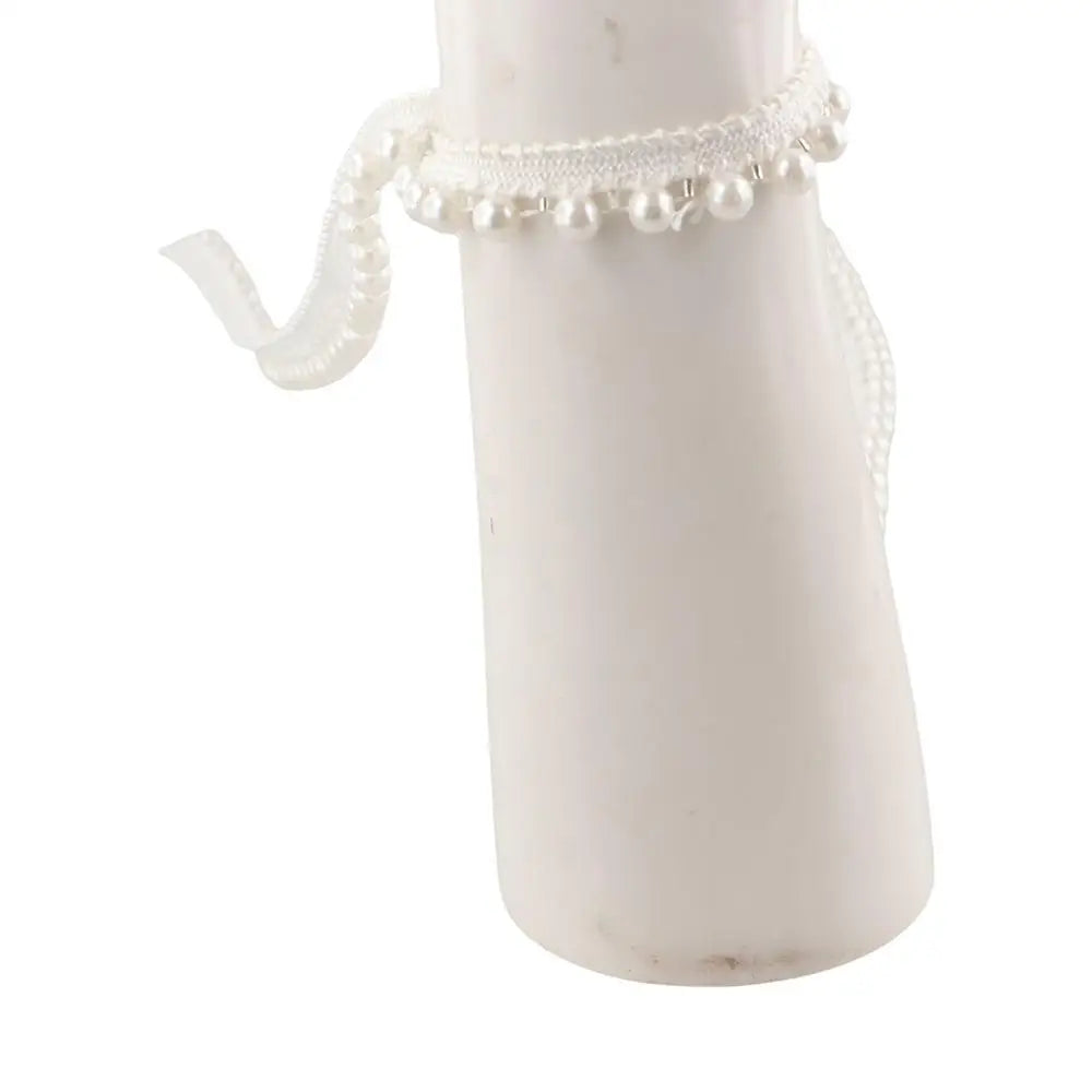 ruban décoratif blanches nylon coton blanc opalescent artisanat applique coiffure accessoire couture