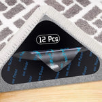 protections anti dérapantes tapis adhésives triangles noirs motifs textuels utilitaires intérieur