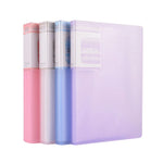 classeur transparent pvc a5 b5 organiseur documents scolaire scolaire moderne violet