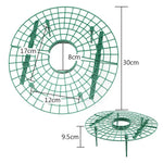 support fraise vert foncé grille pratique robuste balcon jardin anti salissure 20cm 25cm
