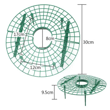 grille plantation fraises vert maille régulière pratique moderne fixations tiges balcon jardin anti salissure