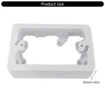 boîte jonction électrique blanc mat pratique vis 36mm robuste facile sécurité triangles