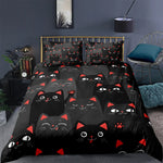 Housse de couette personnalisée chat