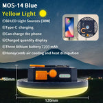 lampe led rechargeable bleu vert jaune moderne pratique clips usb type