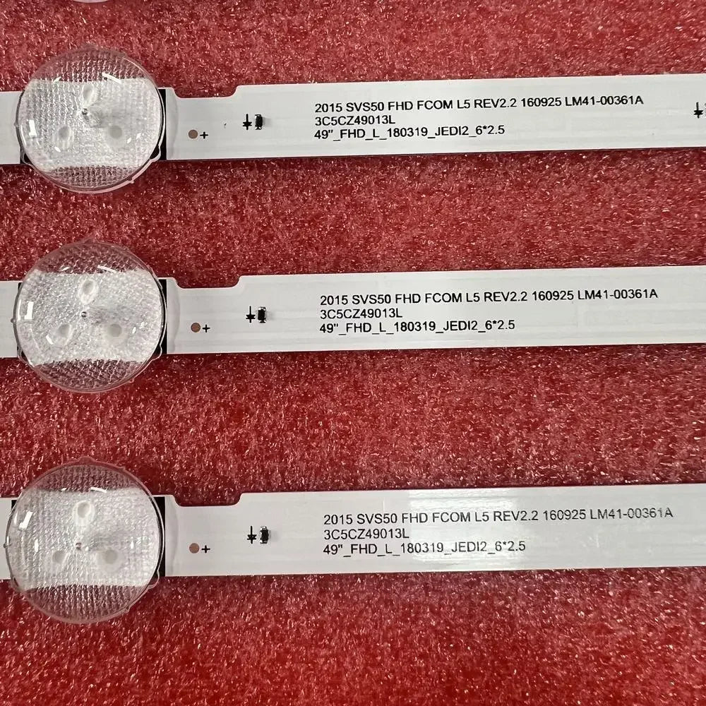 bande lumineuse led blanc moderne clips télévision rétro éclairage fixations inclusées