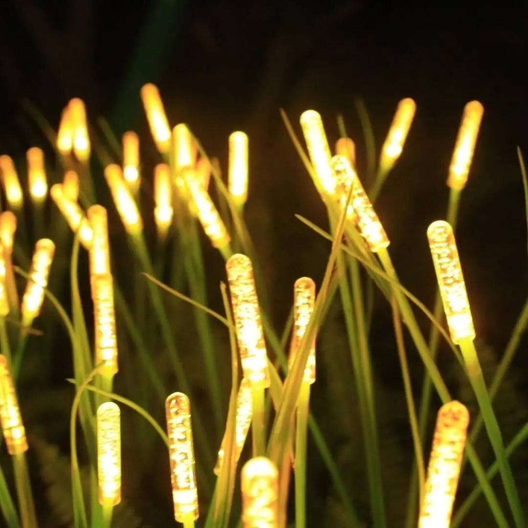 guirlande lumineuse solaire led moderne verte jaune bleu rose motif translucentextérieur decoration jardin patio