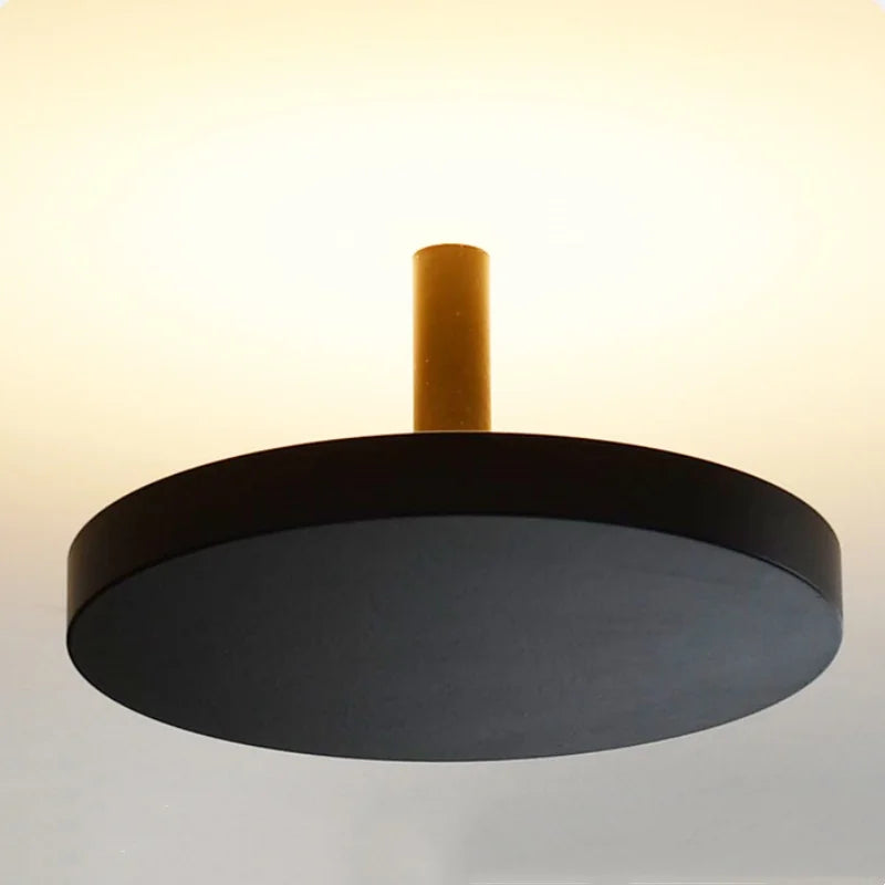 lampe suspendue moderne minimaliste noir blanc câble douille led 10mètres carrés interrupteur bouton