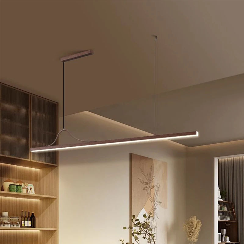 suspension lumineuse moderne pendentif led blanc noir marron clair minimaliste aluminium