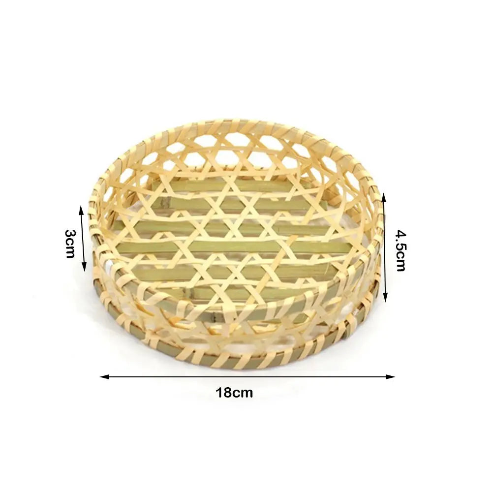 paniers bambou tissage régulier motifs géométriques naturel vert clair traditionnels artisans respectueux environnement