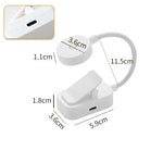 lampe lecture flexible rechargeable clip usb led blanc moderne chambre coucher
