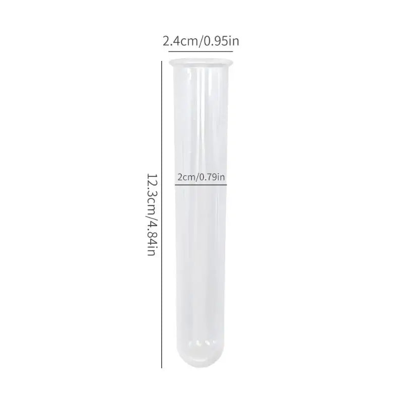 support fleurs silicone transparent tube lab animal compagnie moderne minimaliste