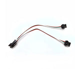 câble patch led connecteur sm jst ws2812 ws2811 rgb 24v noir rouge bleu vert
